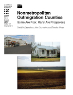 This is the cover image for the 'Nonmetropolitan Outmigration Counties: Some Are Poor, Many Are Prosperous' report.