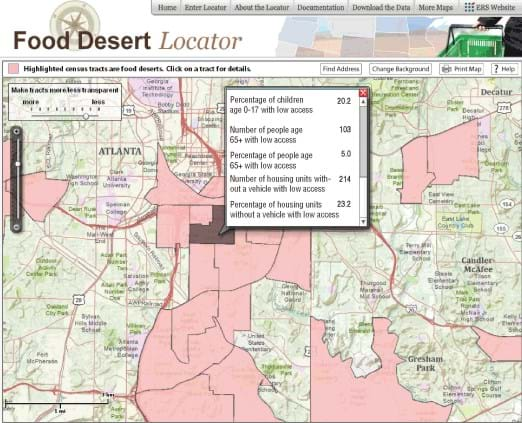 USDA ERS - Data Feature: Mapping Food Deserts in the U.S.