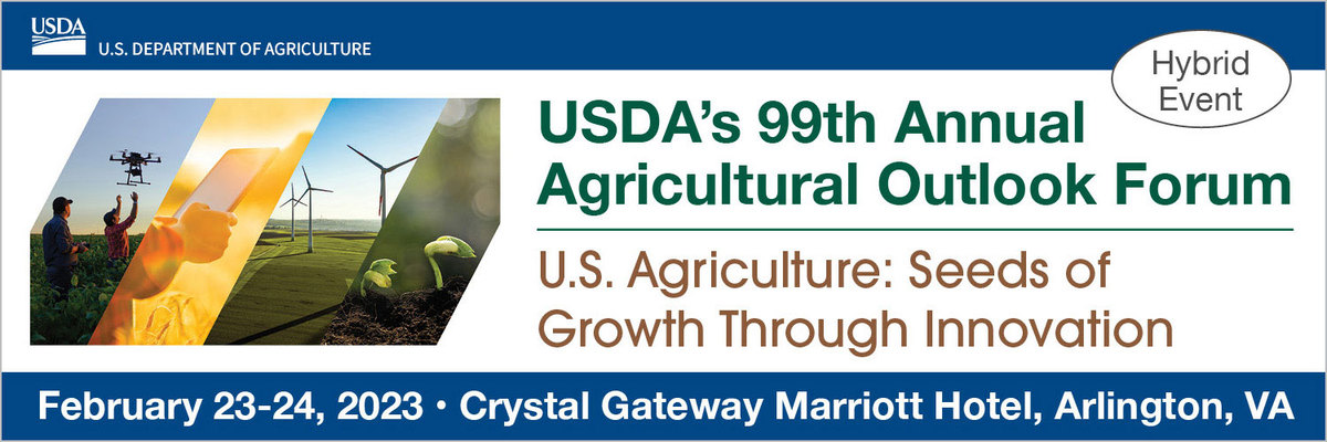USDA 2023 Ag Outlook Forum banner 