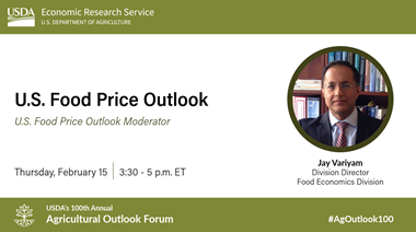 Graphic for Session on U.S. Food Price Outlook with Moderator Jay Variyam