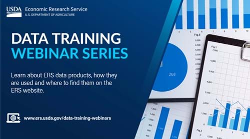 Data Training Webinar Series. Learn more about ERS data products, how they are sued and where to find them on the ERS website.