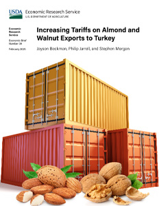 This is the cover image for the Increasing Tariffs on Almond and Walnut Exports to Turkey report.