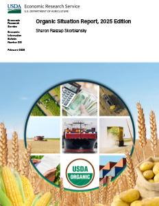 This is the cover image for the Organic Situation Report, 2025 Edition report.