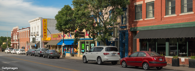 Shops along Main Street