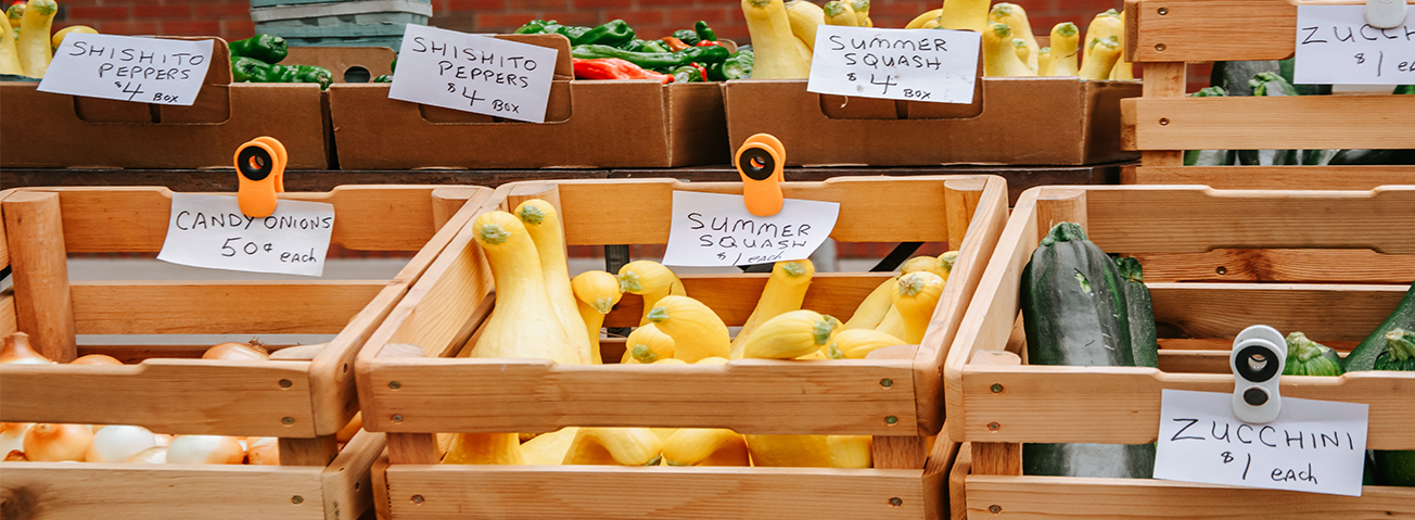 Vegetables in local food market