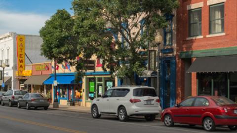 Shops along Main Street