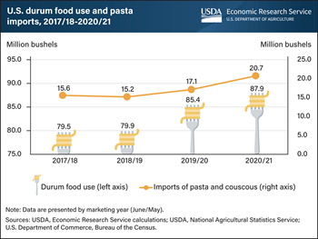 Robust demand for pasta spurs record durum wheat use and strong imports