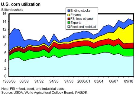Corn use prospects up in 2010/11