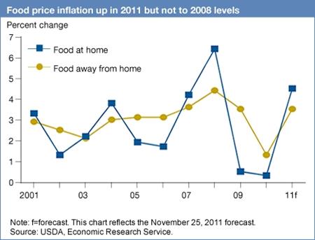 Higher energy and commodity costs boost 2011 food prices
