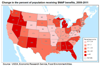 SNAP participation up more in some States than others