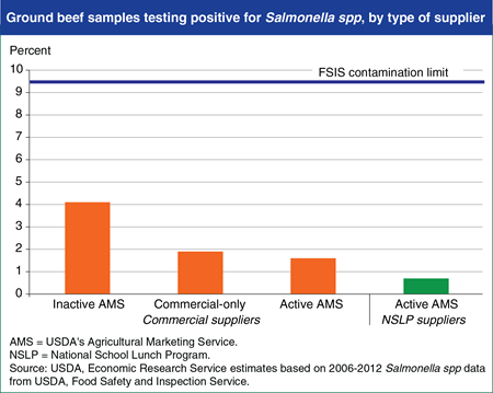 Strict <em>Salmonella</em> standards contribute to safety of school lunches