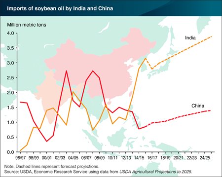 India is the world's leading importer of soybean oil
