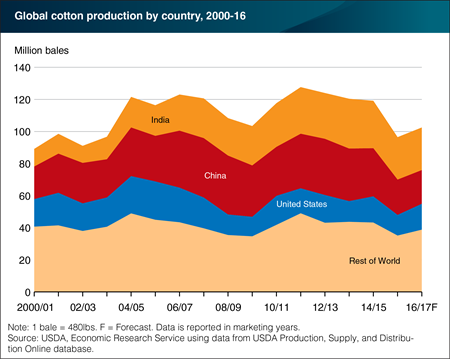 Global cotton production projected to rebound from 13-year low