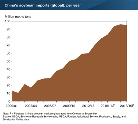 China’s soybean imports from around the world expected to dip after a long-running expansion