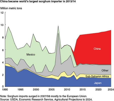China became world's largest sorghum importer in 2013/14