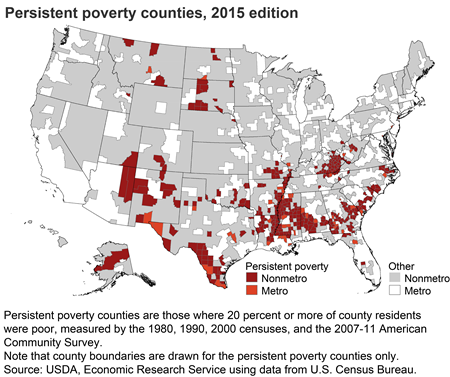 Persistent poverty counties, 2015 edition