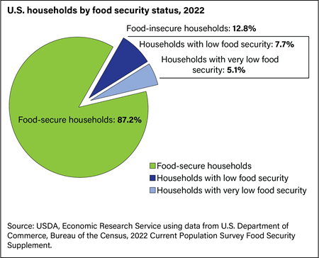 U.S. households by food security status, 2020