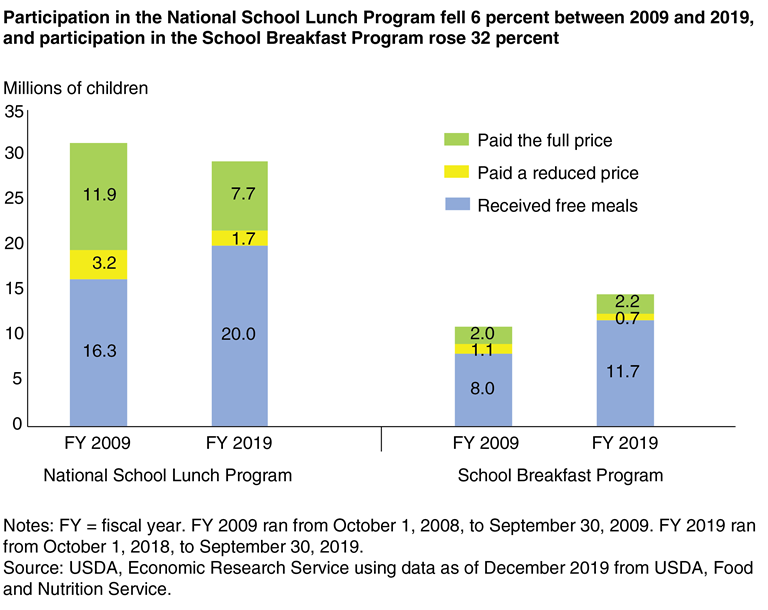 national school lunch program participation
