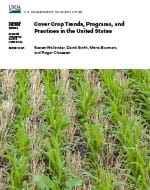 This is the cover image of the Cover Crop Trends, Programs, and Practices in United States report.