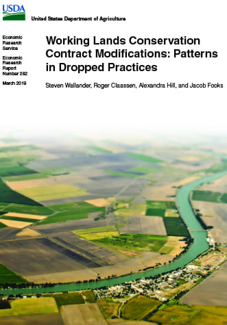 Thumbnail image of the cover of this report showing an aerial view of farmland
